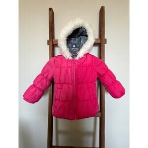 London Fog pink size 4 puffer coat